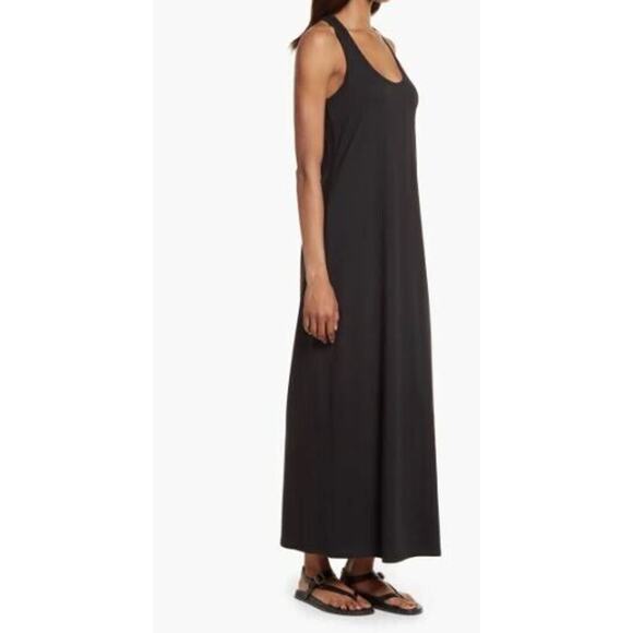 Treasure & Bond Women's Racerback Knit Tank Dress in Black Small MSRP $69 - Picture 3 of 5